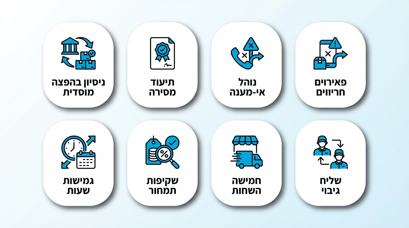 קריטריונים לבחירת חברת שליחויות למוסדות חינוך