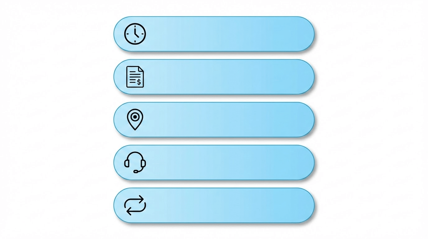 איך לבחור חברת שליחויות בין ערים לעסק — מדריך ויזואלי לקריטריונים חשובים