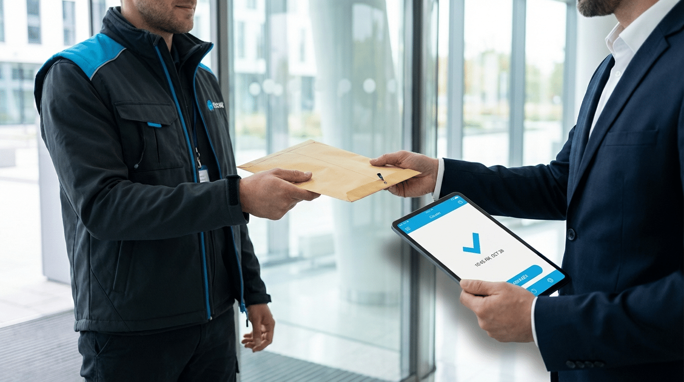 אישור מסירה בשליחות דחופה - חשיבות התיעוד המקצועי