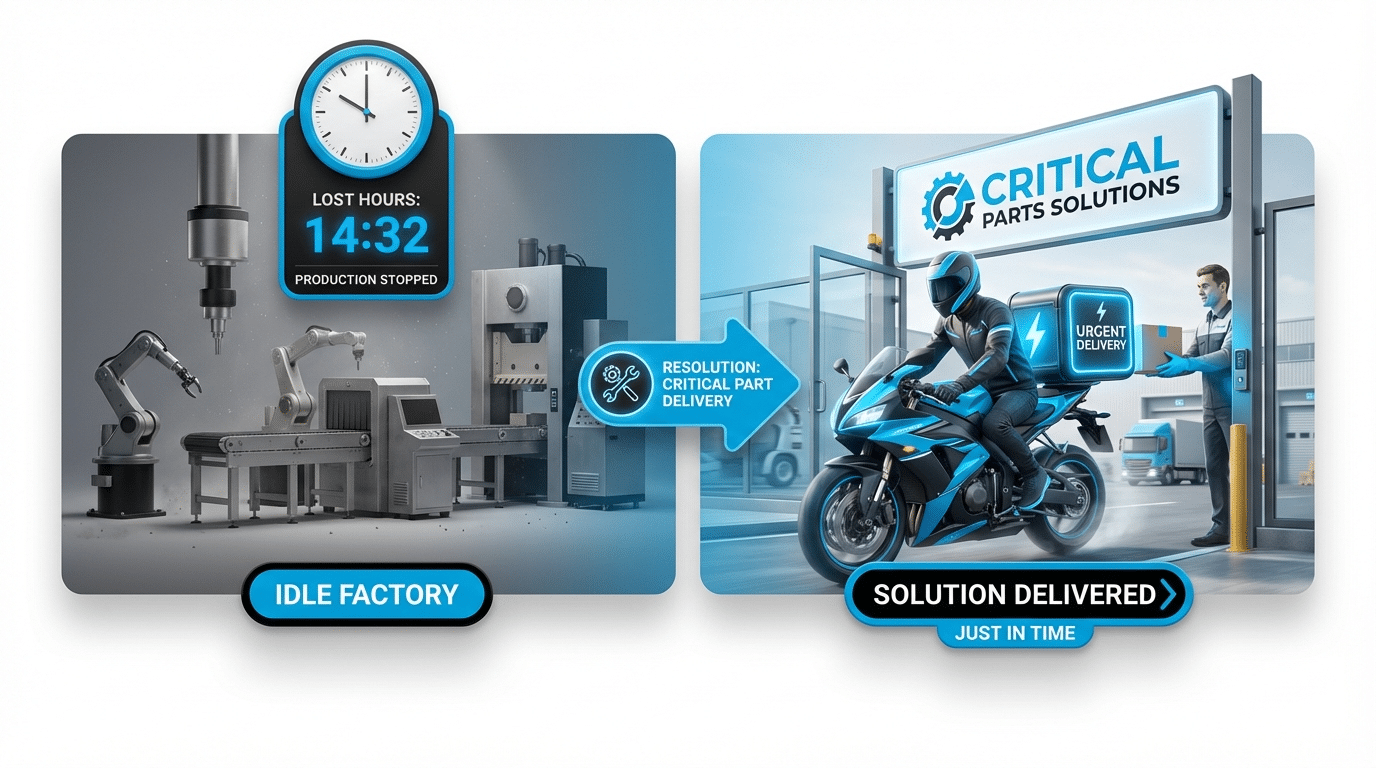 שליחות דחופה מהיום להיום לתעשייה - מתי זה משתלם