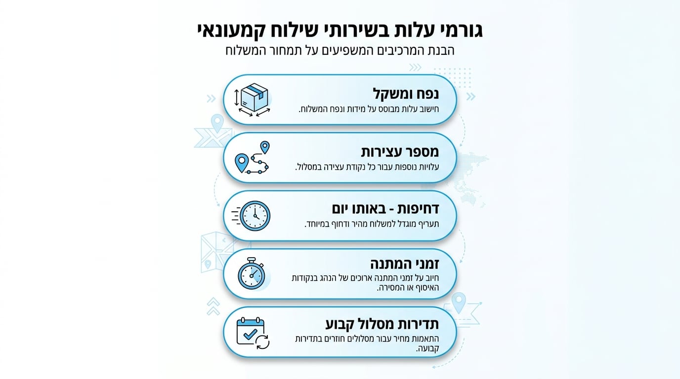 תהליך שליחויות לחנויות - מההזמנה ועד אישור המסירה