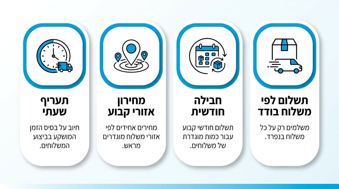 שליחויות לעצמאים - תהליך עבודה ועלויות