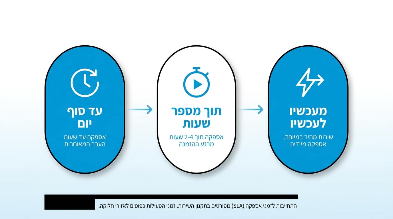 שליח מהיר באזור המרכז - ההבדל בין משלוח רגיל דחוף ובהול